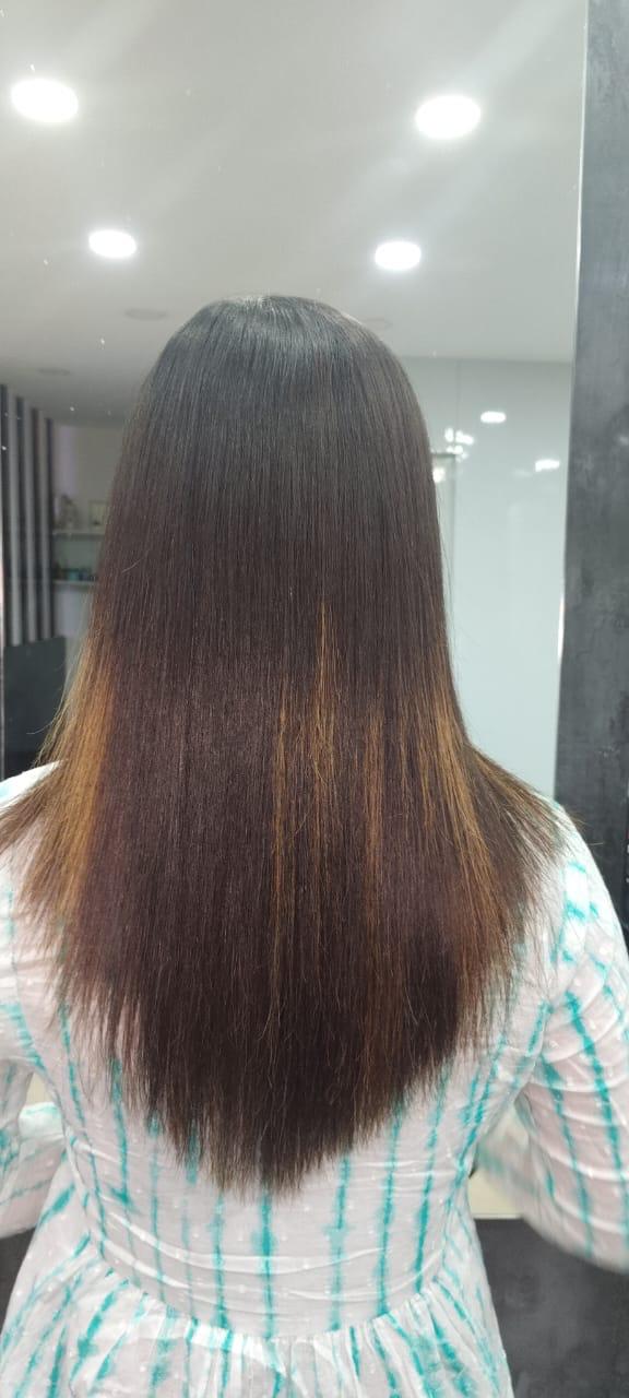 Keratin treatment results